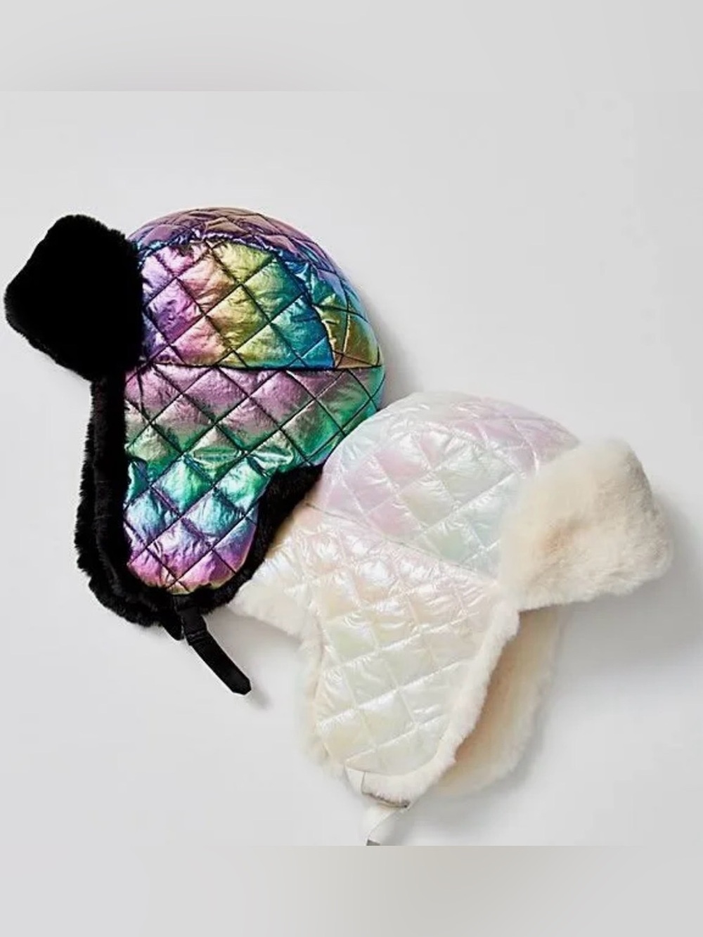 Free People FP Movement Show Off Quilted Trapper Hat NWOT